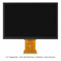 شاشة LCD صناعية متينة مقاس 10.1 بوصة IPS بدقة 1280x800 HD وسطوع 1100 نيت، بواجهة MIPI 40-Pin، تعمل في درجات حرارة واسعة من -30 إلى 85 درجة مئوية، للتحكم الصناعي وواجهات HMI (TMK)