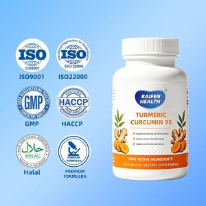 Curcuma à haute puissance, 60 capsules de suppléments, soutient la santé antioxydante naturelle - Product Image 3
