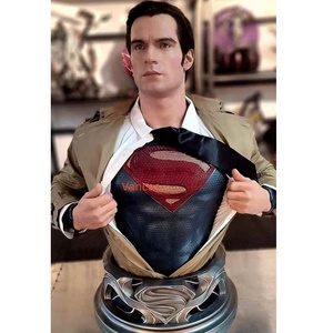 Vente en gros de buste de Superman en résine grandeur nature, statue de Clark Kent, <span class=keywords><strong>figurine</strong></span> de <span class=keywords><strong>super</strong></span>-<span class=keywords><strong>héros</strong></span> <span class=keywords><strong>Marvel</strong></span>, objet de collection, décoration d'intérieur - Product Image 1