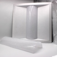 Abat-jour moderne Laiendi en polycarbonate pour diffuseur LED, forme semi-circulaire, pour pièces de lampe