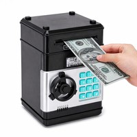 Nouvelle tirelire ATM intelligente améliorée pour enfants, coffre-fort électronique avec mot de passe, jouet éducatif pour la gestion financière, cadeau