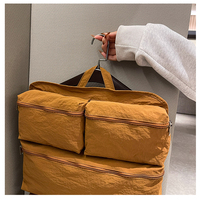 Sac de voyage en tissu Oxford très vendu, grande capacité, peut être fixé sur un chariot pour les voyages courts