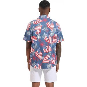 Camisa Hawaiana de Manga Corta con Botones para Hombre, Corte Regular, Impresión Digital, Poliéster Popelina Transpirable - Product Image 4