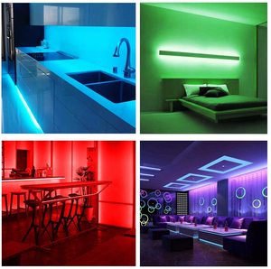 50ft 15M RGB 5050 <b>Magic</b> Color Changing Music Sync Ambient Home for Copper App Control Smart LED Strip Light - Product Image 5