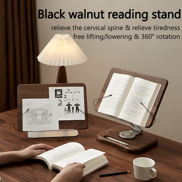 Solid Wood Handicraft Foldable Adjustable Laptop Holder Contemporary Design Custom Size Logo Available for Student Tablet/iPad