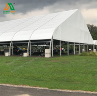 Tente de réception rectangulaire permanente en PVC avec structure en aluminium robuste pour les expositions musicales, les événements sportifs