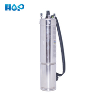 Moteur de pompe HOP de 0,5 ch à 10 ch, monophasé/triphasé, pompe submersible pour puits profonds pour l'irrigation