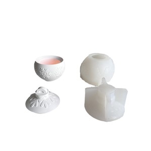 Early Riser Grand et petit globe de neige bougie tasse <span class=keywords><strong>moule</strong></span> en silicone décoration de noël bougie pot plâtre ciment <span class=keywords><strong>moule</strong></span> - Product Image 5