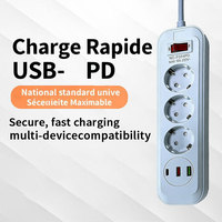 Multiprise standard UE (France/Allemagne) avec ports USB et cordon d'extension de 2 m – Vente en gros usine