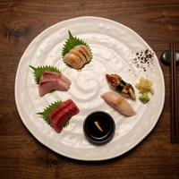 Watergolfdesign Melamine Bord Onbreekbaar Vaatwasmachinebestendig BPA Vrij Onregelmatige Vormen Desserts Fruit Pasta Snack Sushi 100 stuks