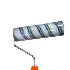 <span class=keywords><strong>Rouleau</strong></span> de <span class=keywords><strong>peinture</strong></span> industriel à haute absorption, poignée orange, résine durable, garantie 3 ans, pour murs intérieurs, plafonds, projets de bricolage - Product Image 2