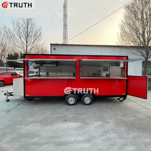 Fabricante Mayorista Truth, Camión de Comida de 4m para Tienda de Comida, Pollo Frito, con Parrilla y Freidora, Remolque de Comida para Helados - Product Image 3