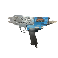 Pistolet à anneau de porc C-7C agrafeuse pneumatique 15GA robuste à alimentation automatique pour enroulement de matelas à ressort et treillis métallique industriel