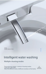 Diseño Simple, <span class=keywords><strong>precio</strong></span> barato, armario <span class=keywords><strong>de</strong></span> agua inteligente montado en el suelo, artículos sanitarios para <span class=keywords><strong>baño</strong></span>, inodoro inteligente automático <span class=keywords><strong>de</strong></span> cerámica - Product Image 4