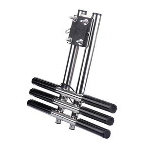 Accesorios de ferretería para botes de pedales plegables de acero inoxidable de tres secciones, antideslizantes y anticorrosivos, pieza para escaleras de botes de expedición - Product Image 1