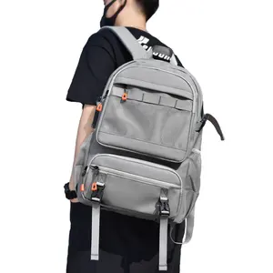 Di alta qualità durevole moda uomo giovani adolescenti viaggio Business Laptop zaino borsa porta USB borsa da scuola per ragazzi zaino