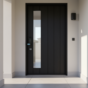 Serrure de porte intelligente Vevor, code numérique, empreinte digitale, Bluetooth, entrée sans clé, pêne dormant pour porte d'entrée, matériau en alliage de zinc - Product Image 2