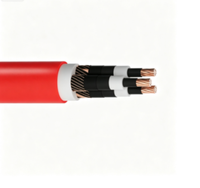 Câble de distribution d'énergie moyenne tension Zhongkai N2XSEY 3*95mm, âme en cuivre, isolation XLPE, gaine PVC, 12/20(24)kV, pour construction