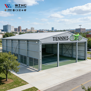 Estructura Rígida de Acero Pesado para Construcción de Canchas de Tenis, Resistente al Fuego, Instalación Rápida, Estándar ASTM A36, Confiable, 50 Años de Garantía - Product Image 1