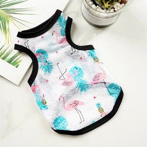 Gilets d'été fins pour animaux de compagnie, pour chats et chiens de petites et moyennes races, imprimé design mignon, style veste, en tissu - Product Image 4