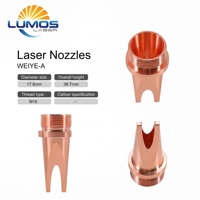 LUMOSLASER SUP-A M16 Buse de soudage laser à fibre portative en cuivre pur rouge, pièces de rechange pour équipement
