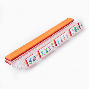 Tùy Chỉnh Lớp/Màu Sắc/Mô Hình Màu Hồng Mah Jongg Trò Chơi Thiết Lập Tay-Craft 4 Lớp Acrylic Mỹ Mahjong Gạch Thiết Lập - Product Image 5