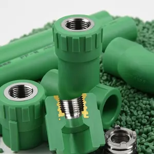 Tubo de termofusão para pneus, tubo de plástico com encaixe macho, tubo de água para pneus, 20mm, 25mm, 32mm, pn 20 ppr, Alemanha