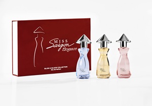 <b>Mini</b> <b>Perfume</b> Gift <b>Set</b> Bulk Miss Saigon Elegance Blush & Bloom <b>Perfume</b> 3 x 15ml Travel Size <b>Perfume</b> Gift <b>Set</b> Distributor - Product Image 3