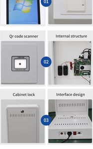 19 ''thanh Toán kiosk màn hình cảm ứng với đầu đọc RFID mã <span class=keywords><strong>QR</strong></span> Scanner và Windows 11 OS freestanding cho bệnh viện phòng khám trong nhà - Product Image 5
