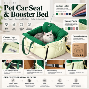 High Quality Design Waterproof With Safe Belt Detachable Washable Warm Comfortable Car Pet <b>Dog</b> <b>Bed</b> Wholesale Custom - Product Image 4