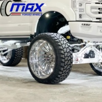 Jantes forgées polies concaves MAX FORGED 22x10 20x10 24x14 8x6.5 8x180 8x170 pour Chevrolet Silverado 2500 pour Ford F150 F250
