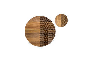 Sous-verre en bois fini de qualité personnalisable conception unique incrustation d'os pour le thé/café style classique fabricant de gros exportateur - Product Image 4