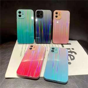 <span class=keywords><strong>2021</strong></span> amazon Offre Spéciale shen zhen dégradé couleur verre trempé téléphone portable coque housse accessoires pour <span class=keywords><strong>smartphone</strong></span> - Product Image 1