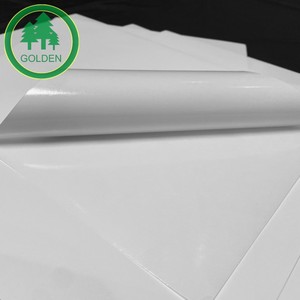 Self Adhesive <b>Paper</b> Single Sided Acrylic Adhesive Removable Label Use Glassine Backing - Product Image 3