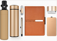 Fokus kustom untuk kotak hadiah kustom VIP Notebook pena payung Bluetooth Speaker Powerbank cetak Logo kotak hadiah perusahaan
