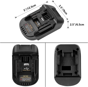 Adattatore per Batterie DM18M per Batterie D E*w & M <span class=keywords><strong>Il</strong></span> Utilizzate su Accessori Convertitori per Utensili Elettrici Mak - Product Image 5