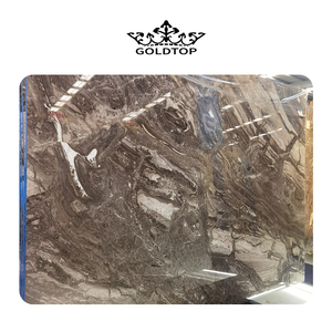 Goldtop Nouvelle dalle de marbre brun de <span class=keywords><strong>Venise</strong></span> surface polie pierre naturelle de luxe pour la décoration des murs et des sols du hall de l'hôtel - Product Image 5