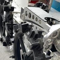 Robot de Inspección de Tuberías con Cámara CCTV, Sistema IP68 a Prueba de Agua para Alcantarillado y Drenaje, Personalizable