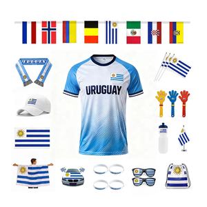 T-shirt personnalisé pour les fans de football du Canada, du Mexique, des États-Unis et d'Uruguay, impression par sublimation, t-shirt écologique pour les fans de sport - Product Image 2
