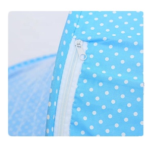 Portable Foldable Baby Bed <b>Net</b> Polyester Newborn Sleep Travel (Pink) - Product Image 5