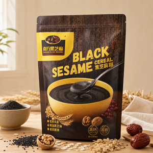 NANFANG Cereal <span class=keywords><strong>de</strong></span> Sésamo Negro 240g36, Polvo Instantáneo para Desayuno, Nutrición Tradicional China, Bebida Caliente - Product Image 2