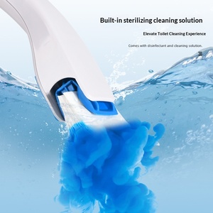 Ensemble de <span class=keywords><strong>Brosse</strong></span> de Toilette à Long Manche Jetable Non-tissé Biodégradable <span class=keywords><strong>Brosse</strong></span> de Nettoyage de Salle de Bain Vente en Gros d'Usine - Product Image 4