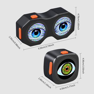 Feu arrière universel à commande par application, sans fil, rechargeable, dynamique, avec effet œil de démon LED pour vélo et moto - Product Image 2