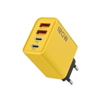 120W Dual PD + Dual USB Charger 5V2A12W pour Smartphone Dual Type-c Charging Head