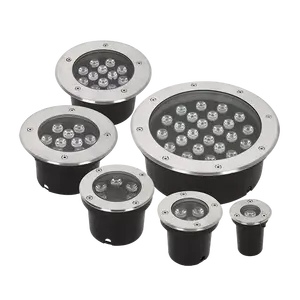 Niko Oem Led Ondergrondse Verlichting 3W 6W 9W Rgb IP67 Waterdichte Outdoor Begraven Tuin Dek Terras Verzonken spot In Grond Verlichting