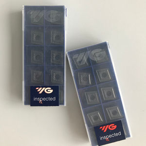 CNMG120408-UC YG3020 YGs Square CNC Carbide Insert Tungsten <b>Tool</b> OEM Customizable CNC <b>Lathe</b> Carbide Cutting Inserts 20mm Blade - Product Image 1
