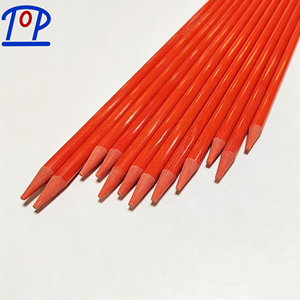 FRP GRP Fiberglass Solid Rod <b>Stake</b> <b>for</b> Tent <b>Ground</b> <b>Stakes</b> and Cable Anchoring - Product Image 2