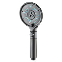 Pommeau de douche à main micro bulle réglable à cinq vitesses accessoire de robinet pressurisé embellissant la peau pour les salles de bain domestiques