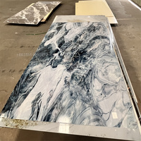 Panneau mural intérieur Feuille de marbre Pvc alternative au marbre Panneau UV Feuille de marbre UV
