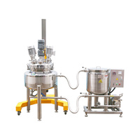 Machine de mélange chimique en acier de réservoir de mélange de dispersion d'émulsification 50L pour le liquide pour la production de shampooing de cosmétiques de crème de savon